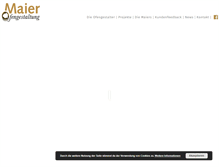 Tablet Screenshot of maier-ofengestaltung.de